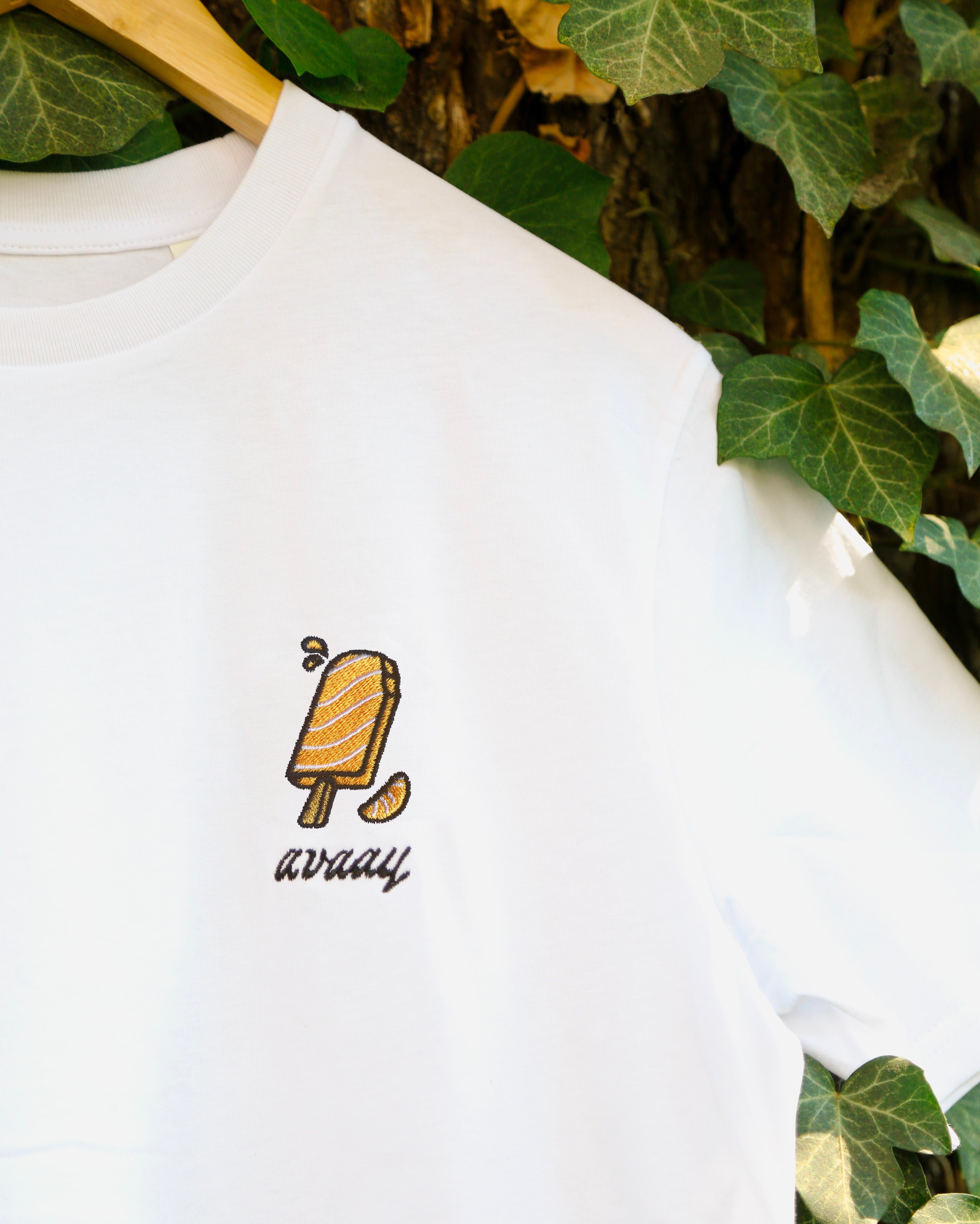 T-Shirt aus Bio-Baumwolle – "Tangerine Mandarine"