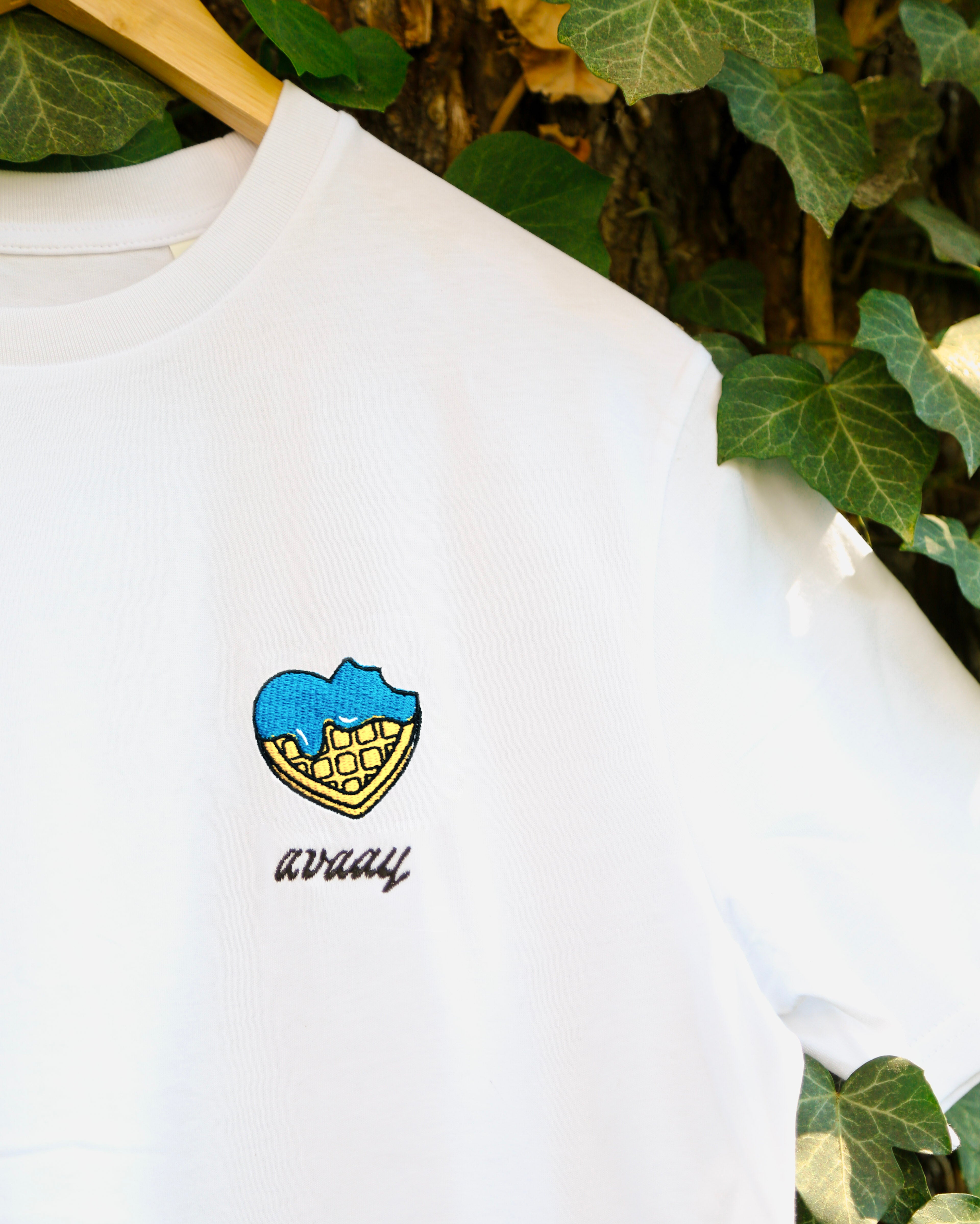 T-Shirt aus Bio-Baumwolle – "Waffelbiss"