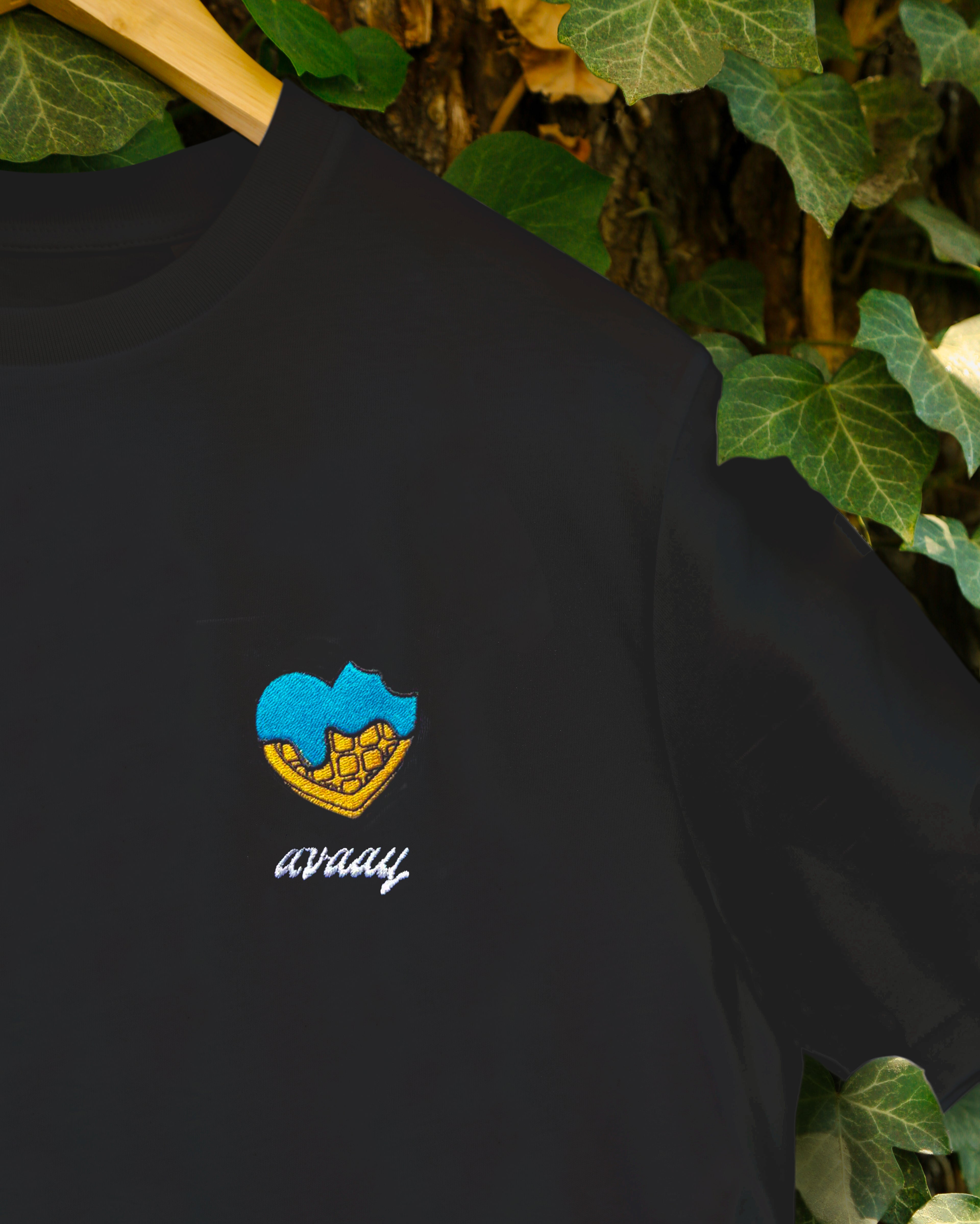 T-Shirt aus Bio-Baumwolle – "Waffelbiss"